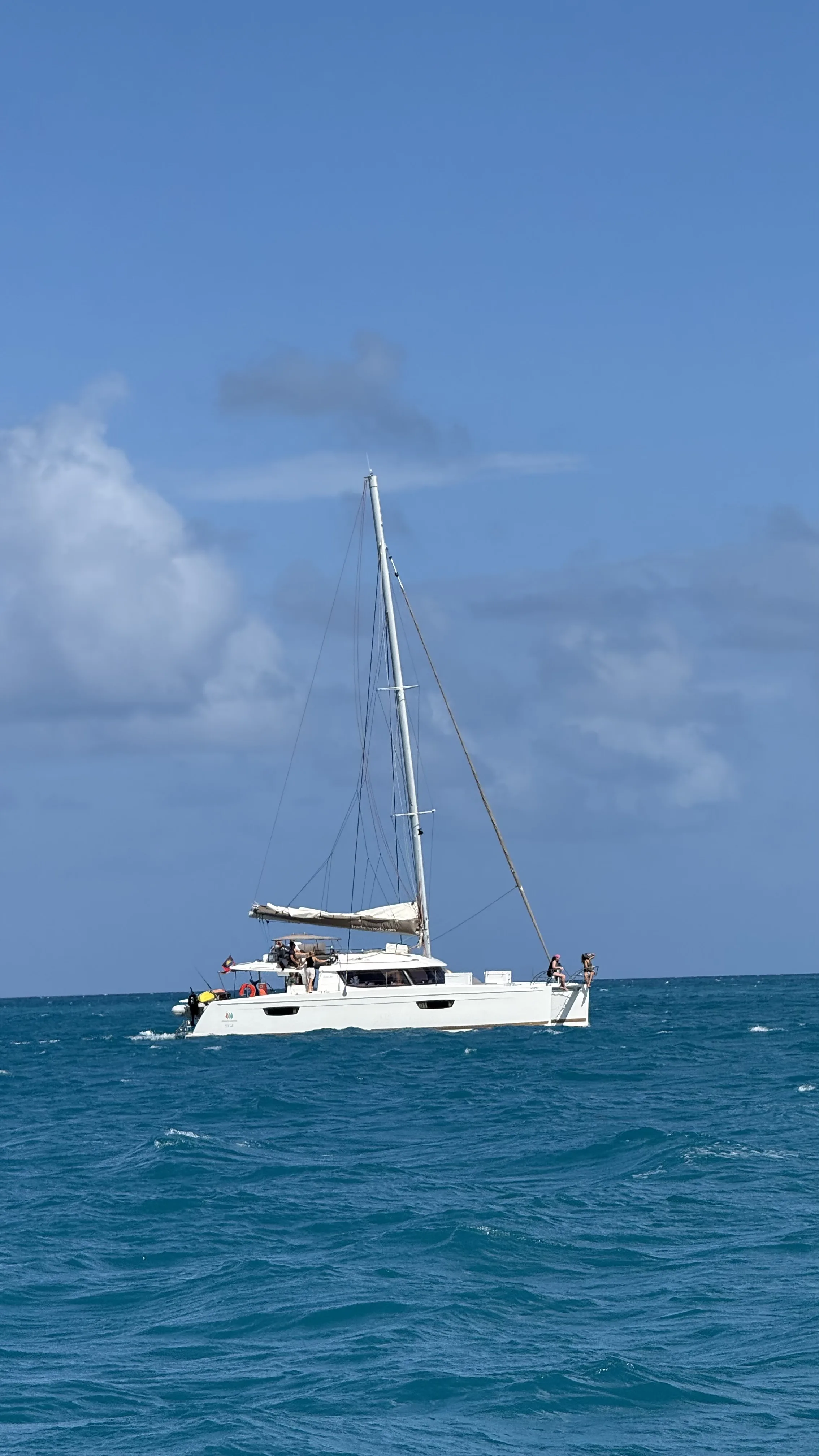Catamaran pe mare — charter internațional TOA Retreat